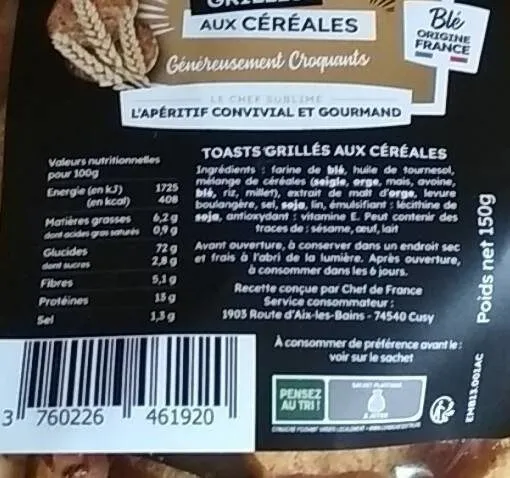 Toast apéritif