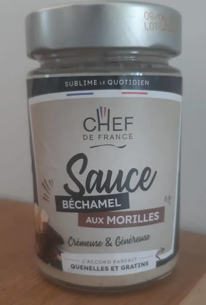Sauce béchamel aux morilles