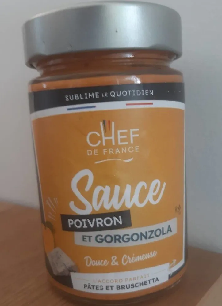Sauce poivron et gorgonzola