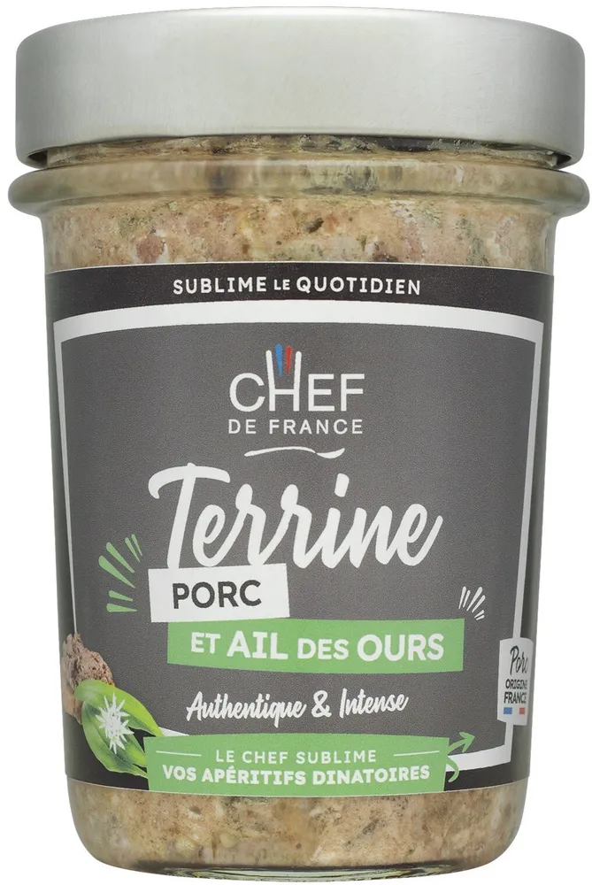 Terrine porc et Ail des ours