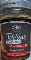 Terribe de sanglier et groseille