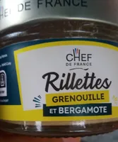 rillettes grenouille et bergamote