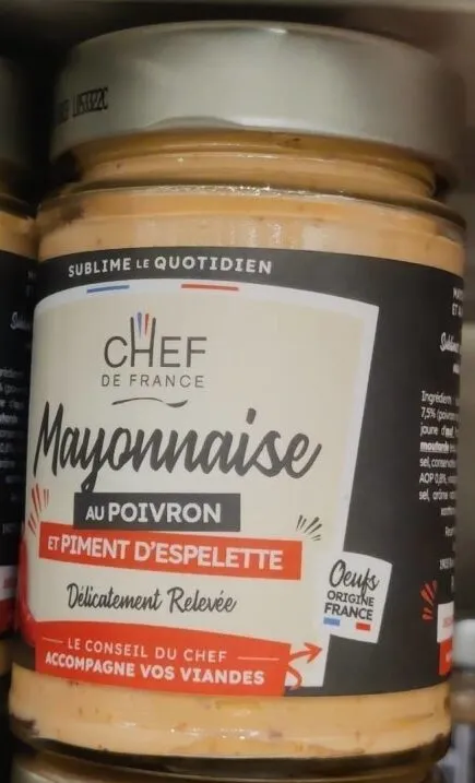 Mayonnaise au poivron et piment d'Espelette