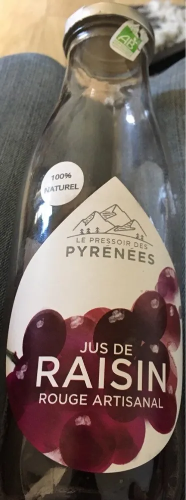 Jus ee raisin rouude artisanal