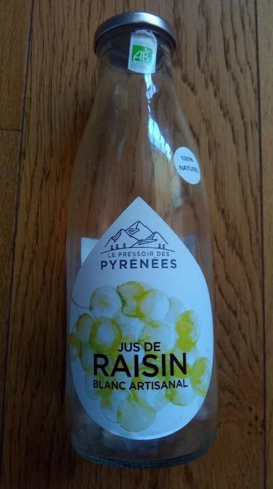 Jus de raisin blanc