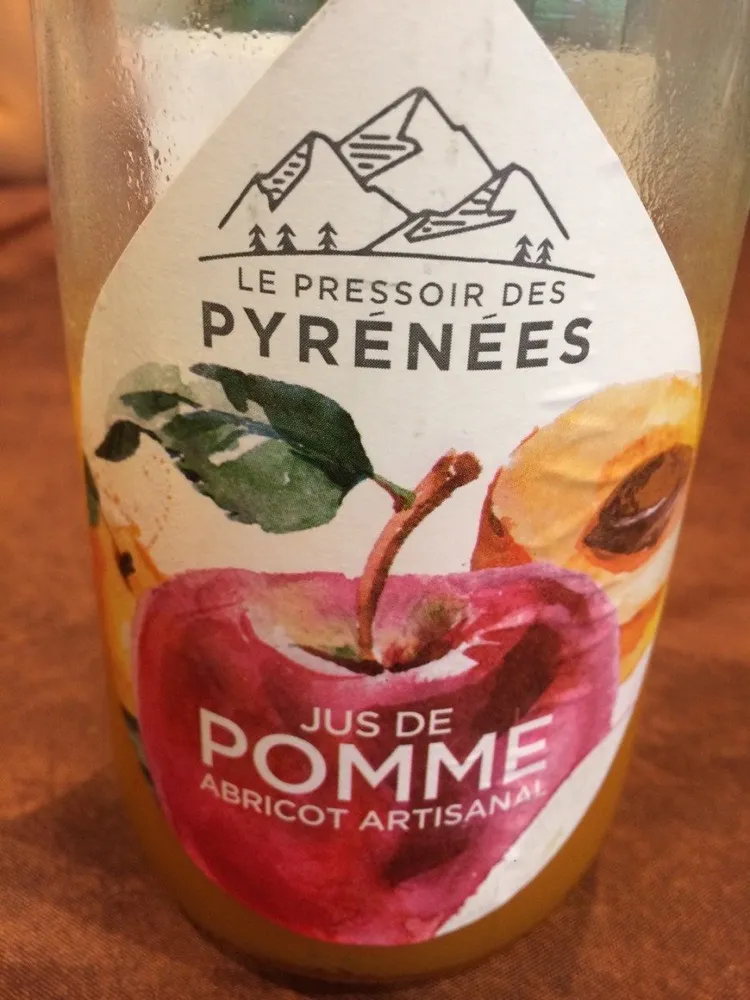 Jus de pomme abricot artisanal