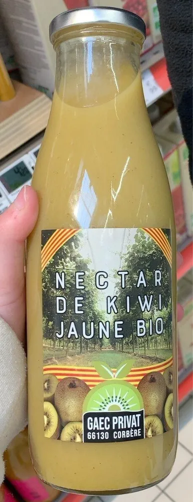 nectar de kiwi jaune bio