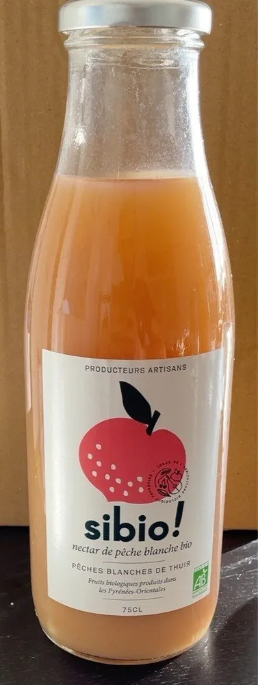 Nectar Peche Blanche 75 CL Sibio Bio