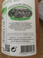 Jus Pomme 75 CL Sibio Bio