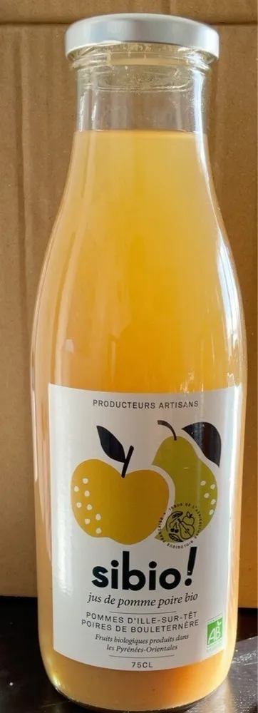 Jus pomme poire