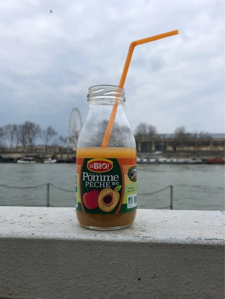 Pur jus pomme peche bio