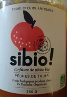 Confiture de pêche bio