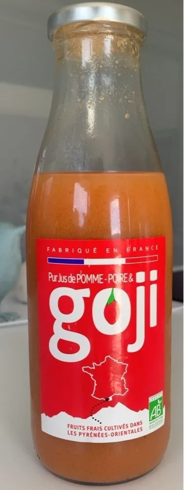 Pur jus pomme poire et goji