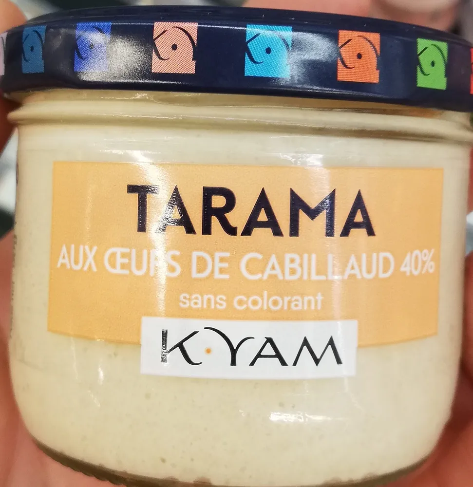 Tarama aux oeufs de cabillaux 40%