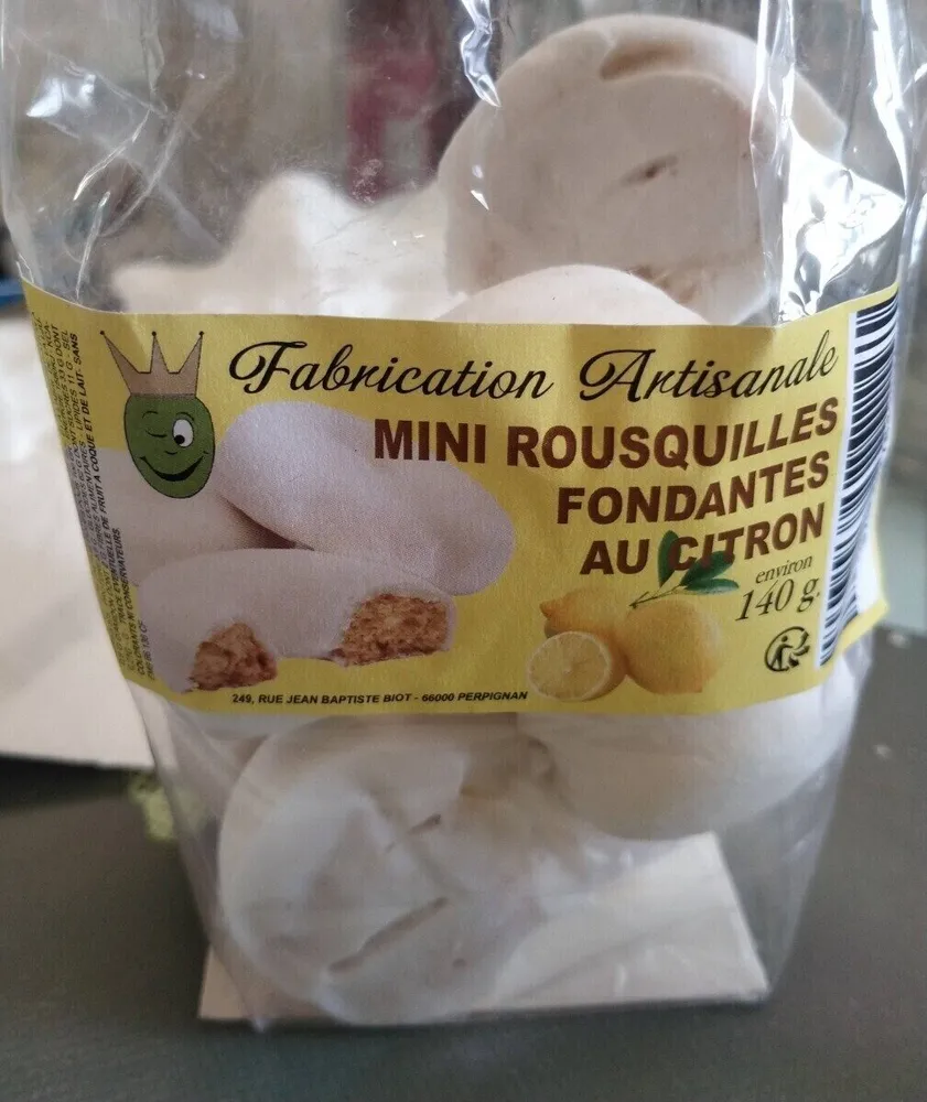 Mini rousquilles fondantes au citron Rue Jean Baptiste Biot
