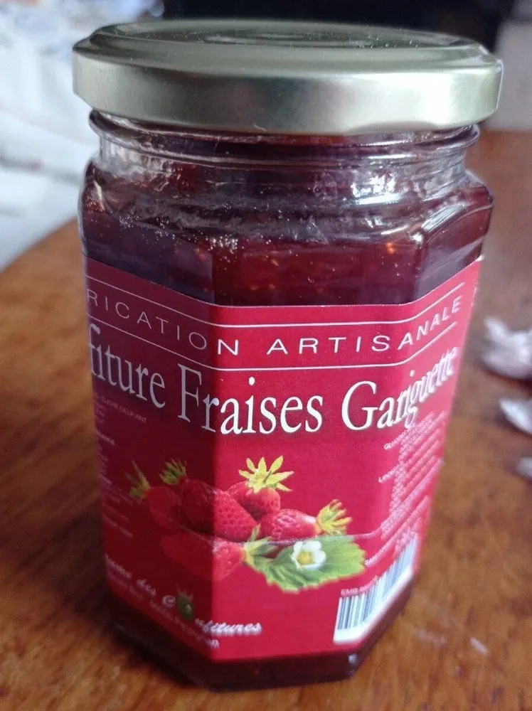 Confiture fraise Garriguette