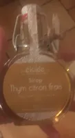 Sirop thym citron frais