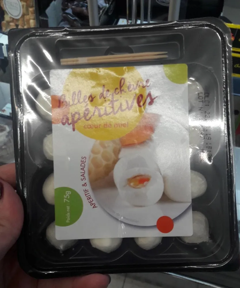 Billes de chèvre coeur miel