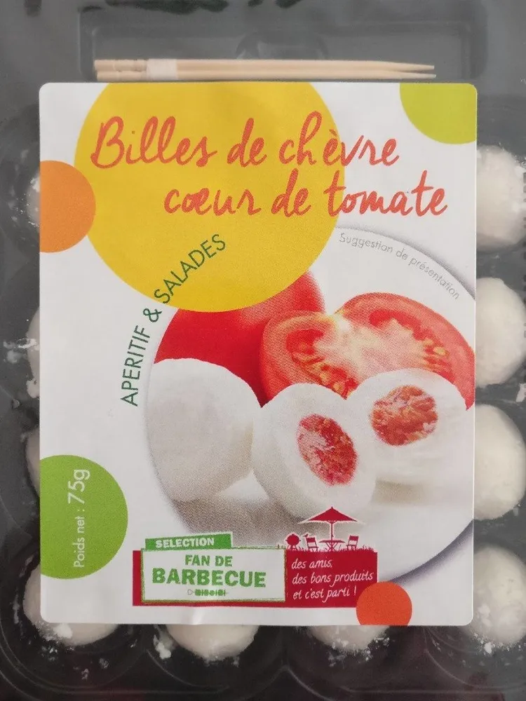 Bille de chèvre cœur de tomate