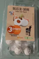 Billes de chèvre coeur de figue