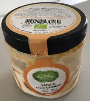 Glace vanille sauce caramel