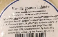 Glaces vanille gousse infusée
