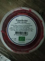 Framboise sorbet plein fruit