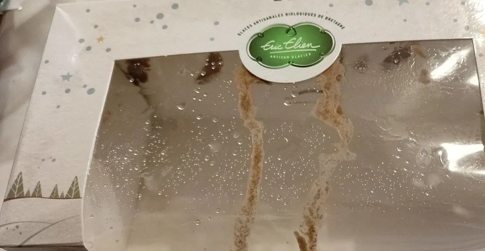 Bûche praliné chocolat