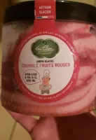 Crème glacée Crumble Fruits rouges