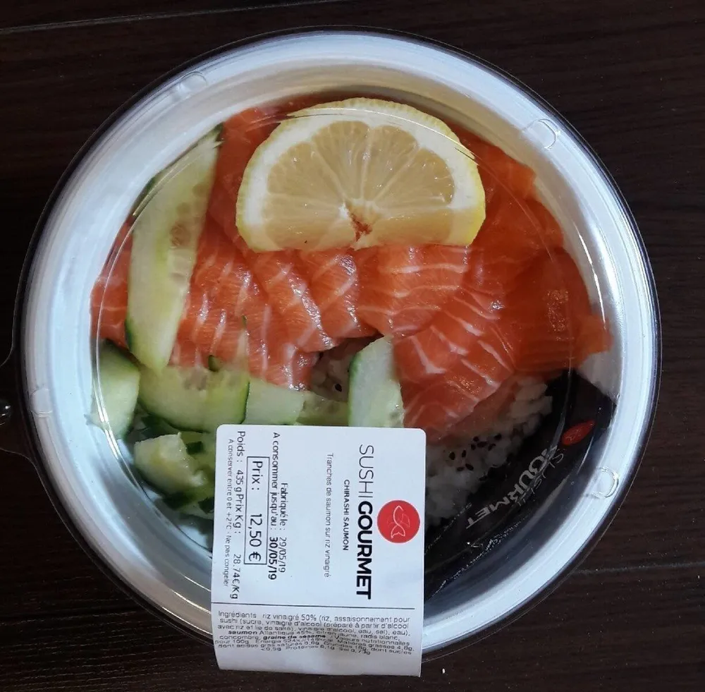 Chirashi saumon