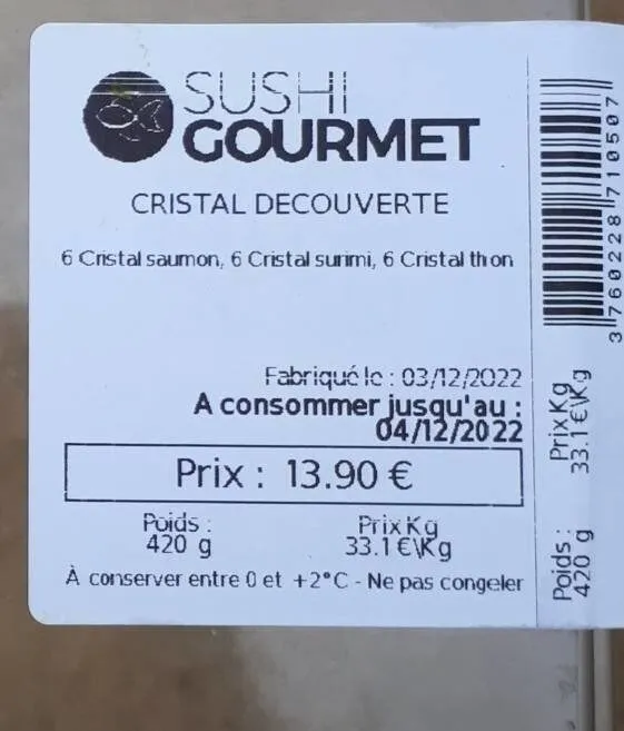 Cristal decouverte