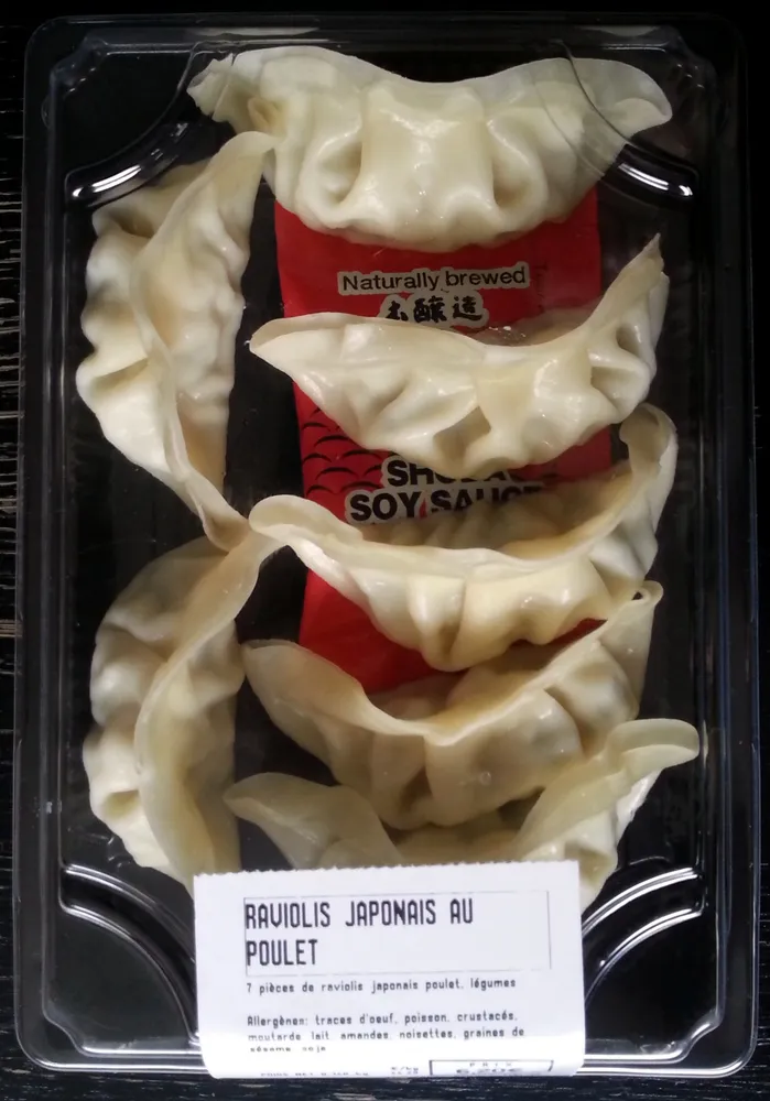Raviolis japonais au poulet