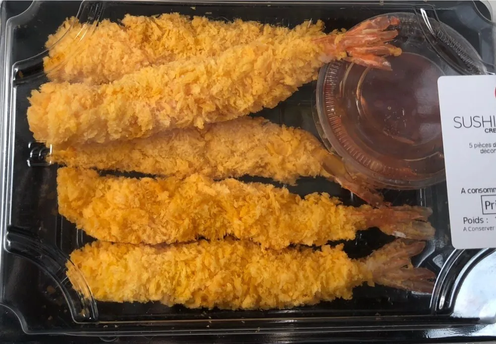 Crevettes tempura