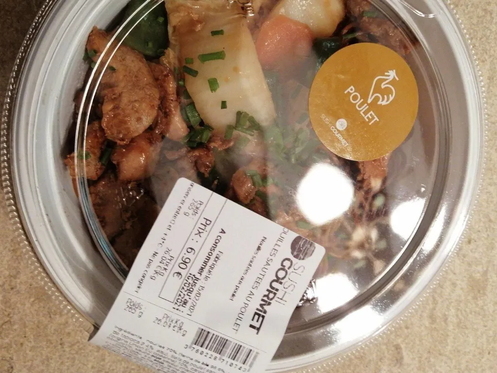 Nouilles sautées au poulet