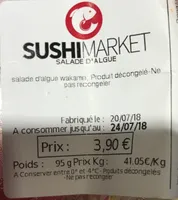 Salade d algue wakame