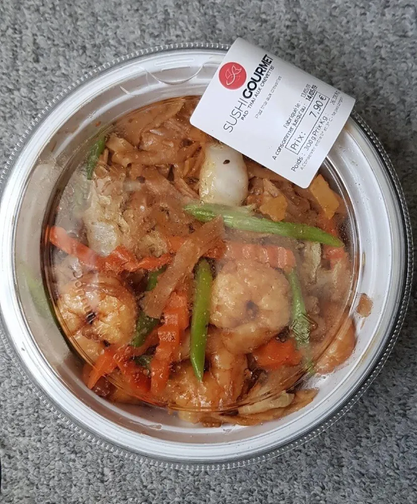 Pad thaï aux crevettes