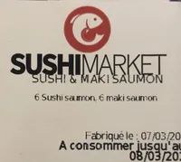 Sushi Market 6 sushi saumon et 6 maki saumon
