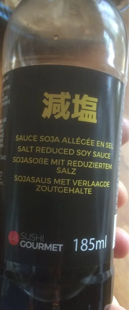 Sauce soja allegee en sel