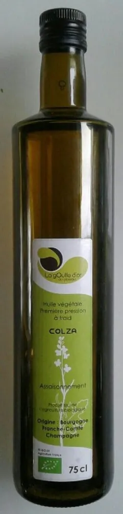 Huile végétale colza