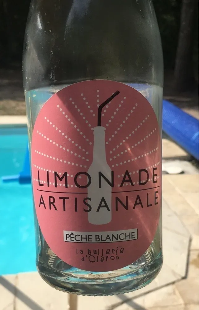 Limonade Artisanale Peche Blanche