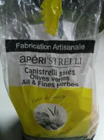 Canistrelli salés olives vertes ail et fines herbes
