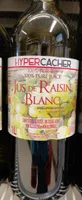 Jus de raisin blanc
