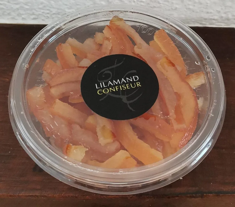 Lamelles oranges confites