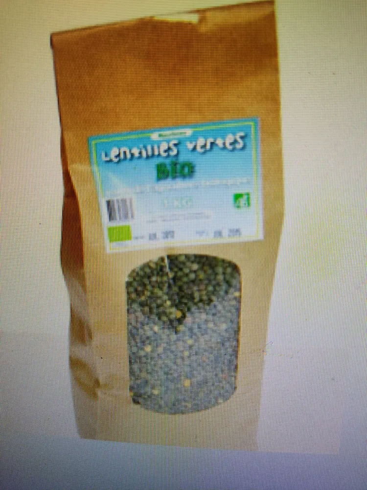 lentilles vertes Bio