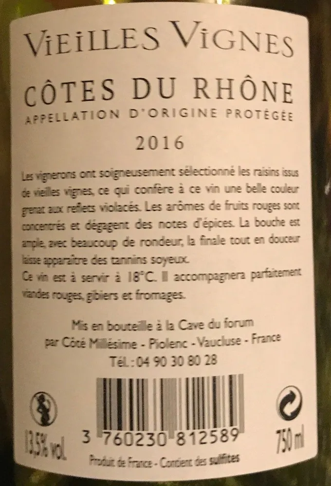 Vieilles vignes