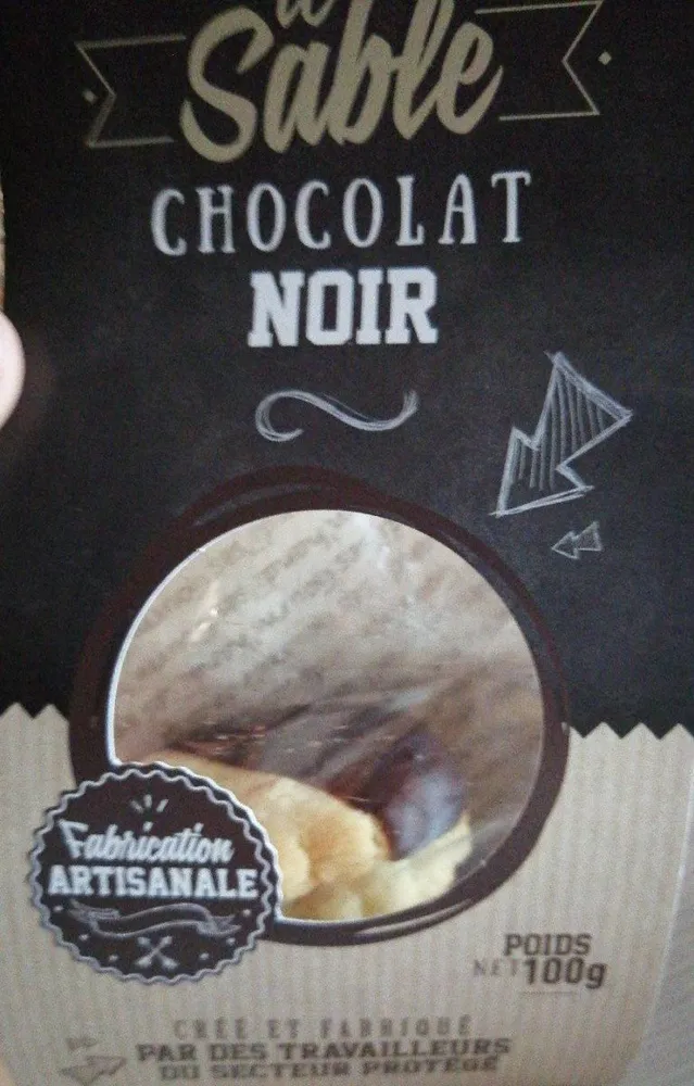 Le sablé Chocolat noir