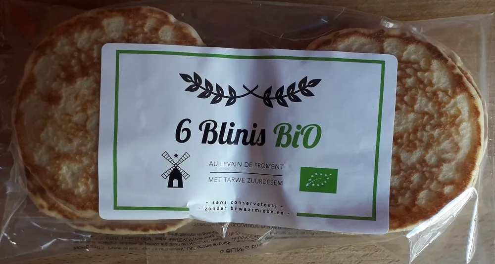 Blinis bio au levain de froment