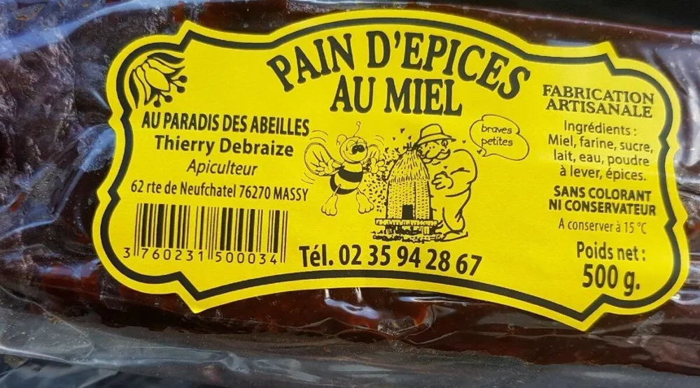 Pain d'épices au miel