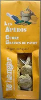 Biscuits curry graines de pavot