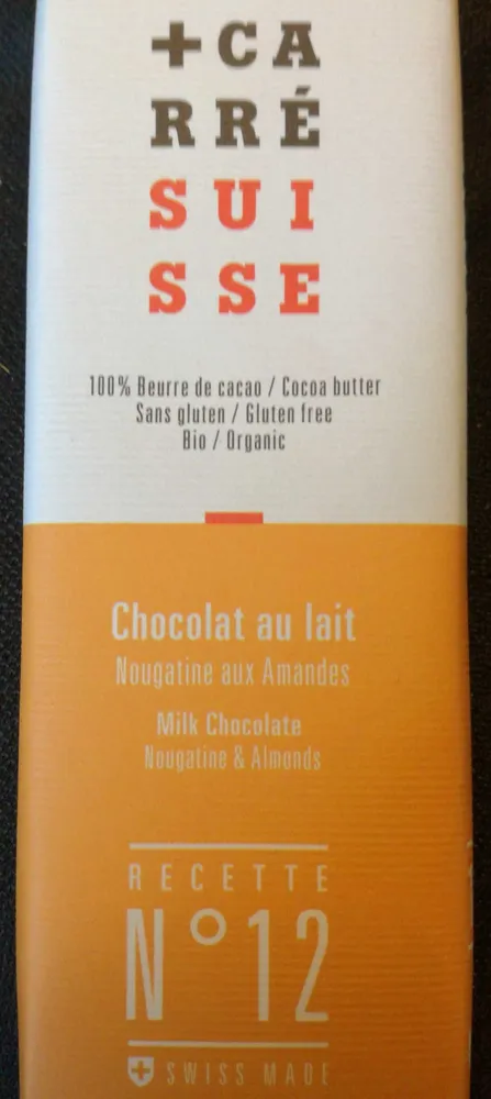 Chocolat au Lait Nougatine aux Amandes (Recette n°12)